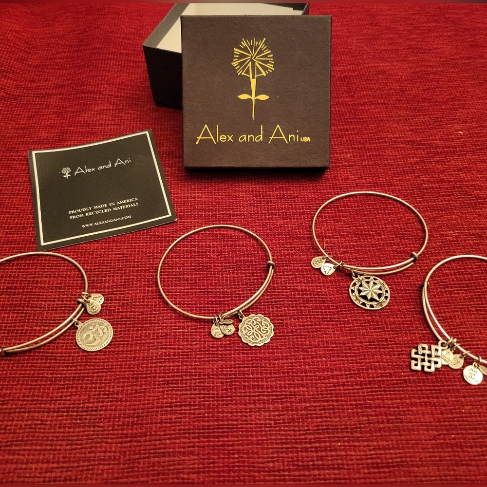 Alex and Ani USA bracelets